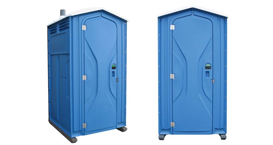 Long-term porta potty units on site in Tupelo, Mississippi